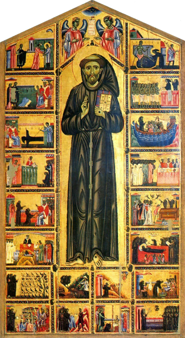 Coppo di Marcovaldo Swiety Franciszek i historie z zycia ok. 1243 1245 kopia